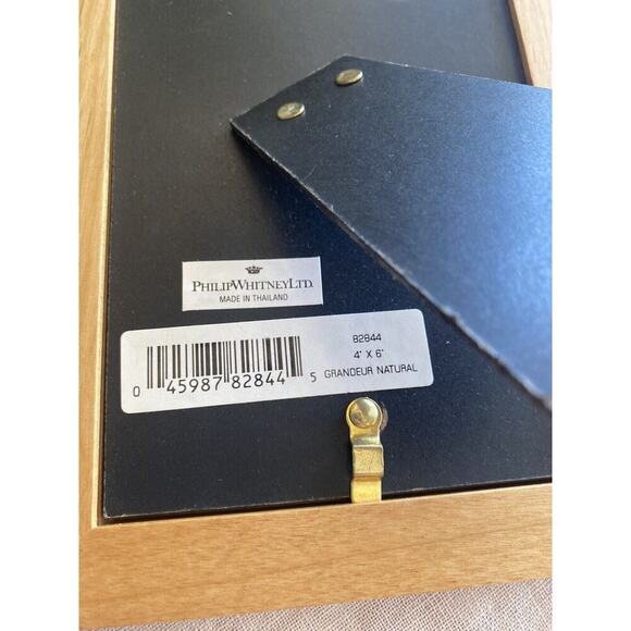 Philip Whitney Picture Photo Frame Inlay Inlaid Solid Wood 4x6 Marquetry Mission - Picture 8 of 8